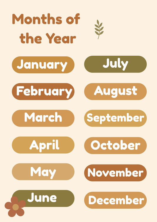 Months of the Year